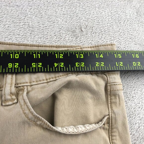 American Eagle Women's Beige Skinny Pants Size 10 Regular Fit Stretch - Picture 4 of 13
